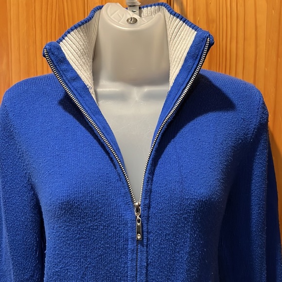 Boston Proper Full Zip Cardigan - Picture 3 of 8